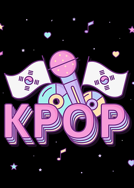 K-Pop Pastel Illustration