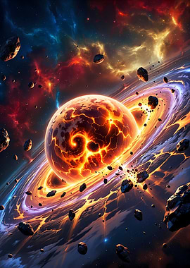 Cosmic Cataclysm Planet