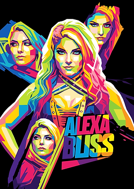 Alexa bliss Wpap art