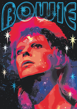 David Bowie Space Portrait