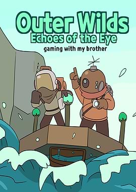 Outer Wilds Echoes of the Eye Illustration