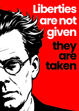 Liberties are not given poster