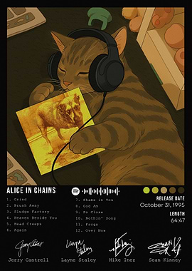 Alice in Chains Cat Album Cover