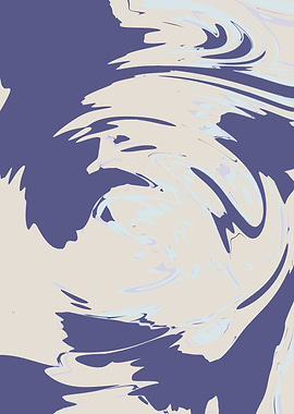 Abstract Swirls in Purple and Beige