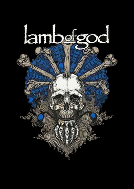 Lamb of God Skull Artwork