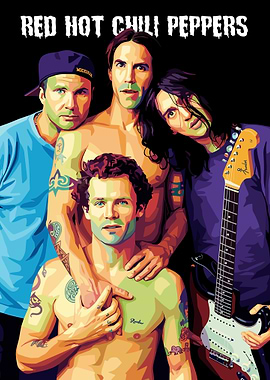 Red Hot Chili Peppers Portrait