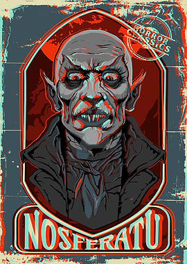 Nosferatu Horror Classics Vintage Poster
