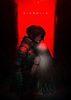 SIGNALIS: Emotional Embrace in Red