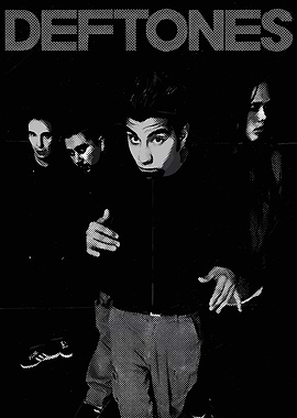 Deftones Band Monochrome Portrait