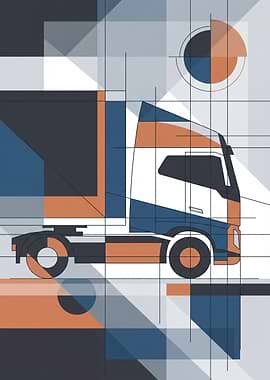 Abstract Truck Art