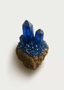 Sapphire Crystal Cluster
