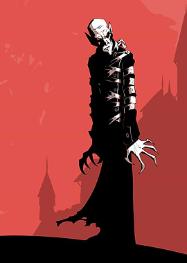 Nosferatu Stylized Vampire Illustration