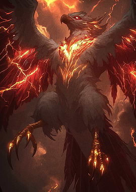 Fiery Phoenix Rising