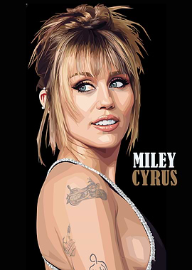 Miley Cyrus Portrait