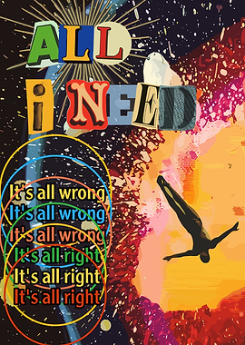 All I Need Abstract Art