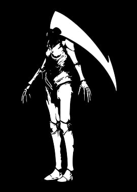 Monochrome Sci-Fi Figure Elesh Norn