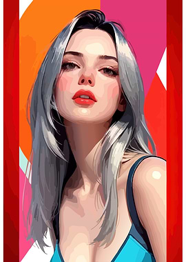 Portrait of a Woman with Gray Hair