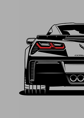 Corvette C7 - Minimalistic