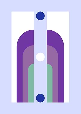 Abstract Geometric Archway