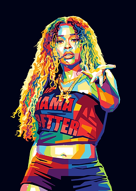 Latto Pop Art Portrait