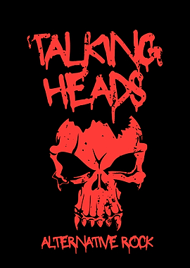 Talking Heads Skull Alternative Rock