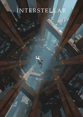 Interstellar Movie Poster Art