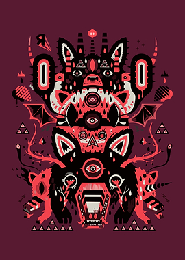 Abstract Totem of Creatures