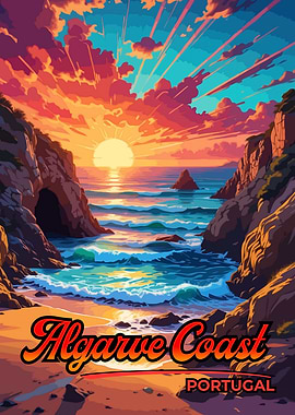 Algarve Coast Portugal Sunset