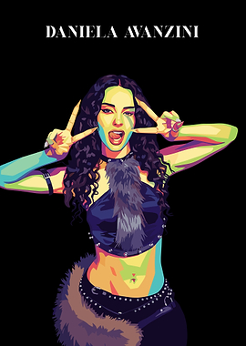 Daniela Avanzini Pop Art Portrait