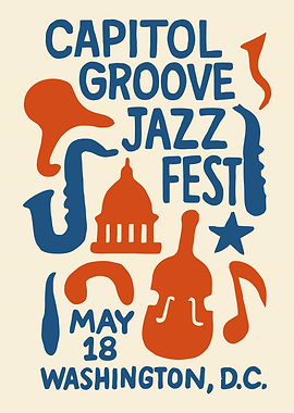 Capitol Groove Jazz Fest Poster