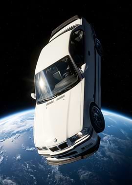 BMW E36 in Space