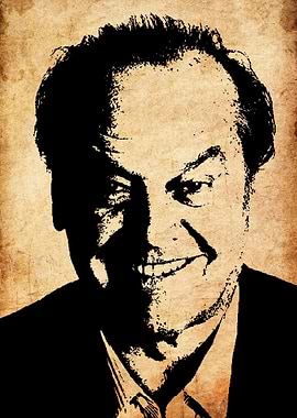 Jack Nicholson Portrait - The Shining