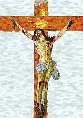 Jesus Christ on the Cross Artwork