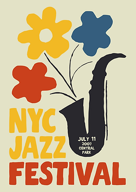 NYC Jazz Festival Poster