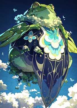 Frog in Royal Attire