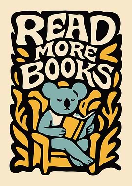 Read More Books Koala Poster