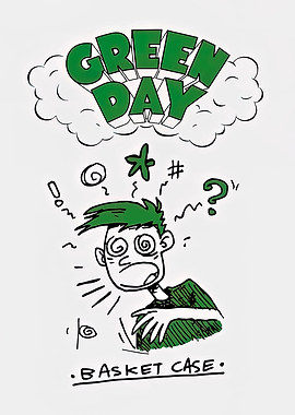 Green Day Basket Case Cartoon