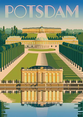 Potsdam Palace Illustration