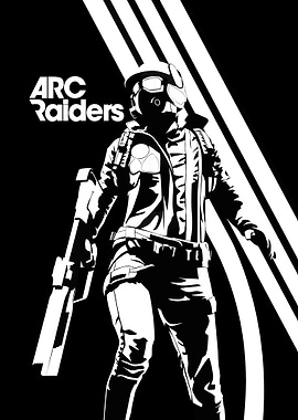 Arc Raiders Character Black and White