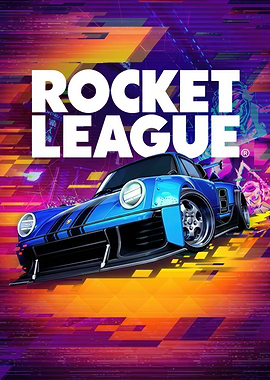 Rocket League Car Game Cover Art