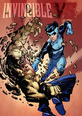 Invincible Comic Book Cover Art