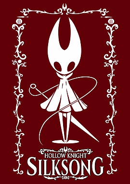 Hollow Knight: Silksong Minimalist Art