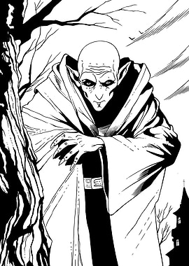 Nosferatu Vampire in a Dark Setting