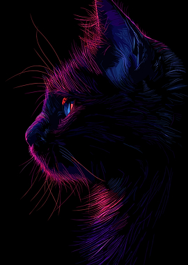 Neon Cat Profile