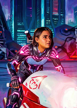 Mio from the game Split Fiction