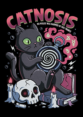 Catnosis: Hypnotic Cat with Pocket Watch