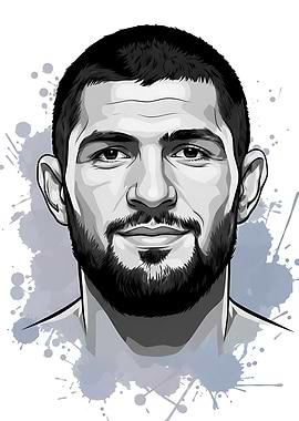Khabib Nurmagomedov Portrait