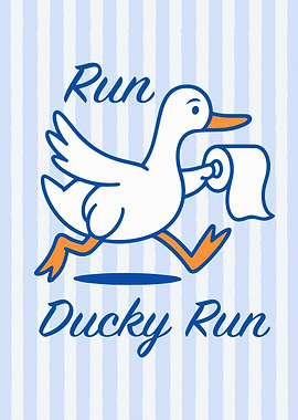 Run Ducky Run with Toilet Paper