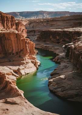 Canyon River Landscape