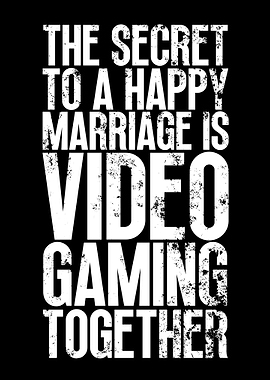 Happy Marriage Video Gaming Together